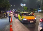 Durante el operativo se realizaron 145 pruebas de alcoholemia a conductores que circulaban por la avenida Narcisa de Jesús.