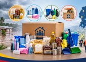 La Secretaría Nacional de Gestión de Riesgos adquirió 78.385 kits de emergencia, entre alimentos, artículos de higiene, productos de limpieza y paquetes de primera respuesta humanitaria, ante el fortalecimiento de las condiciones asociadas al fenómeno de El Niño.