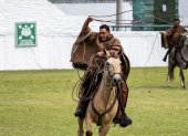 INTERCULTURAL EL CHAGRA ANDINO DEMUESTRA SU DESTREZAS EN EL RODEO, LAS COMPETENCIAS SE LAS REALIZAN EN MACAJE FECHA:01/04/2026 AG-PERIODISTA AG- AG-EXPRESO AG-GRANASA
