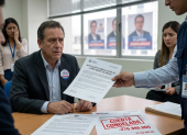 Foto creada con IA, para graficar candidatos con cuentas congeladas.