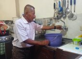 La distribución del agua potable se suspendió la mañana de este martes