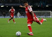 Piero Hincapié fue titular en el partido de Arsenal ante Napoli, por la Champions League.