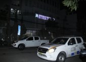 Exteriores de la clínica Borja, donde Abdalá Bucaram está conectado para la lectura de sentencia