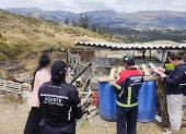 El 9 de septiembre, los bomberos atendieron una emergencia por una quema en San Juan de Chuspiyacu, en Tumbaco.