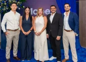 Autoridades de Mabe Ecuador, durante la celebración por los 80 años de la empresa.