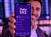 Interfaz de la aplicación Data 593.