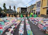 El operativo en El Tejar permitió localizar 600 mil cigarrillos de presunto contrabando, valorados en $150 mil, según las autoridades.