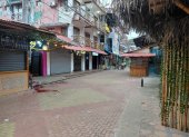En esta calle se produjo el ataque armado en el balneario de Montañita