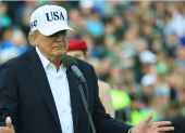 Donald Trump habló en Irlanda sobre la inteligencia artificial.