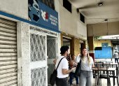 Gabriela Rivadeneira, presidenta de Revolución Ciudadana, anunció en la sede sur del movimiento, en Guayaquil, las acciones que ejecutará la organización política.