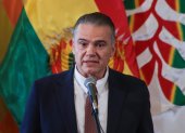 Fotografía de archivo del ministro de Defensa de Bolivia, Ernesto Justiniano.