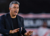 Marcelo Gallardo cuando dirigía a River Plate.
