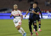 Independiente del Valle perdió en casa ante Flamengo, en la ida de los cuartos de final de la Copa Libertadores.