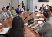 Rol. Los vocales de la Judicatura se reunieron con jueces penalistas, no especializados, para darles su apoyo.