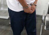El estudiante fue aislado por agentes de la Policía Nacional.