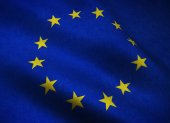 Foto referencial de la bandera de la Unión Europea.