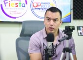 El presidente Daniel Noboa habló de la salud en una entrevista en El Oro.