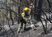 Una de las emergencias ocurrió en el sector de Rumipamba. El incendio fue controlado por los bomberos.