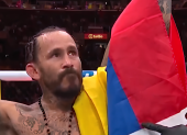 Chito Vera celebra la victoria.