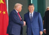 Los mandatarios Donald Trump y Xi Jinping en una reunión anterior.