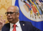 El secretario general de la Organización de los Estados Americanos (OEA), Albert Ramdin, este jueves en Washington (EE.UU.).