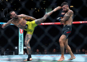 Marlon Chito Vera (i) venció a Chales Jourdain en UFC.
