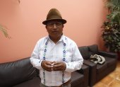 Guillermo Churuchumbi es el coordinador nacional de Pachakutik y fue sancionado por le TCE.