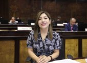 La asambleísta del oficialismo Inés Alarcón propuso un cambio en el orden del día pero no logró los votos necesarios.