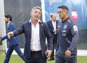 Marcelo Gallardo llegó a las instalaciones de La Casa de la Selección el 17 de septiembre.