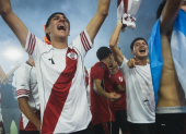 Los juveniles de River Plate celebraron en Miami la conquista de la primera edición de la Messi Cup, tras vencer 2-0 al Atlético de Madrid.