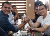 El presidente Daniel Noboa ya participa de encuentros junto a candidatos de ADN, como Harold Burbano, candidato a la Alcaldía de Quito.