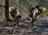 El incendio en el cerro Casitagua fue controlado tras cinco días de intensas labores.