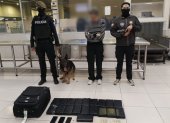 Española fue detenida con 18 kilos de cocaína en aeropuerto de Guayaquil.