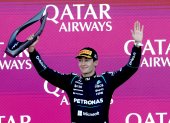 El piloto de Mercede, George Russell, se coronó en Azerbaijan al ganar el Gran Premio de Baku .
