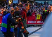 Cristiano Ronaldo en Oslo, pero no salió de titular.