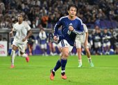 Ayase Ueda fue el encargado de abrir con su gol la victoria 2-0 ante japón.