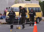 Mujer fue asesinada dentro de un expreso escolar en Mucho Lote, Guayaquil.