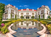 El Palacio de Najas, en La Mariscal, sede de la Cancillería ecuatoriana, fue construido en 1923.