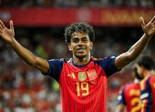 El Niño de Oro de España se lució con dos tantos que solo reafirman al equipo como campeón del mundo.
