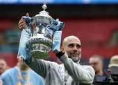 Pep Guardiola dejó el banquillo del conjunto inglés este verano después de una década.