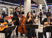 Referencial. La música ecuatoriana llegará al Metro de Quito con presentaciones de pasillos en Quitumbe, San Francisco y Labrador durante esta jornada cultural.