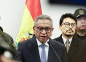El ministro de Gobierno, Marco Antonio Oviedo, confirma en La Paz el desmontaje de una red criminal enquistada en la Justicia y liderada por Roger Mariaca.