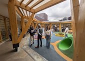 Quitopía incorpora tecnología y cultura en un mismo espacio, con laboratorios digitales, estudio de grabación, talleres artísticos y áreas deportivas.