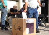 Jornada de votaciones en Ecuador.