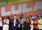 El presidente de Brasil y candidato a la reelección, Luiz Inácio Lula da Silva, pronunció un discurso luego de conocer los resultados oficiales de la primera vuelta electoral.