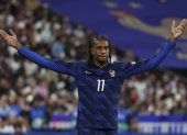 Michael Olise, una de las cartas ofensivas de Francia para el duelo ante Bélgica en el Stade de France.