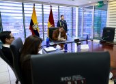 El presidente Daniel Noboa cumple agenda reservada en Cuenca.