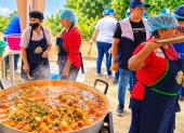 En la comuna Zapotal de Santa Elena sus habitantes se preparan para el festival del seco de chivo y atraer turistas en el feriado