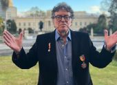 El fallecido artista Piero de Benedictis.