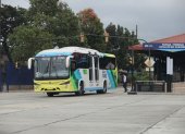 Una unidad del sistema de transporte Metrovía.
